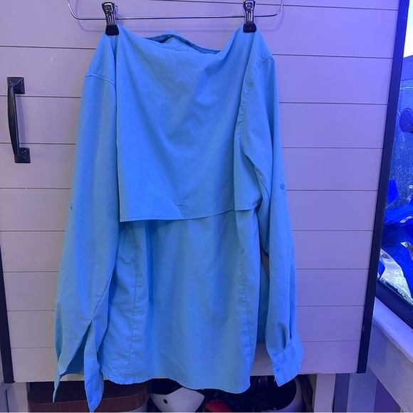 Columbia Sky Blue Women's Shirt - Picture 3 of 3